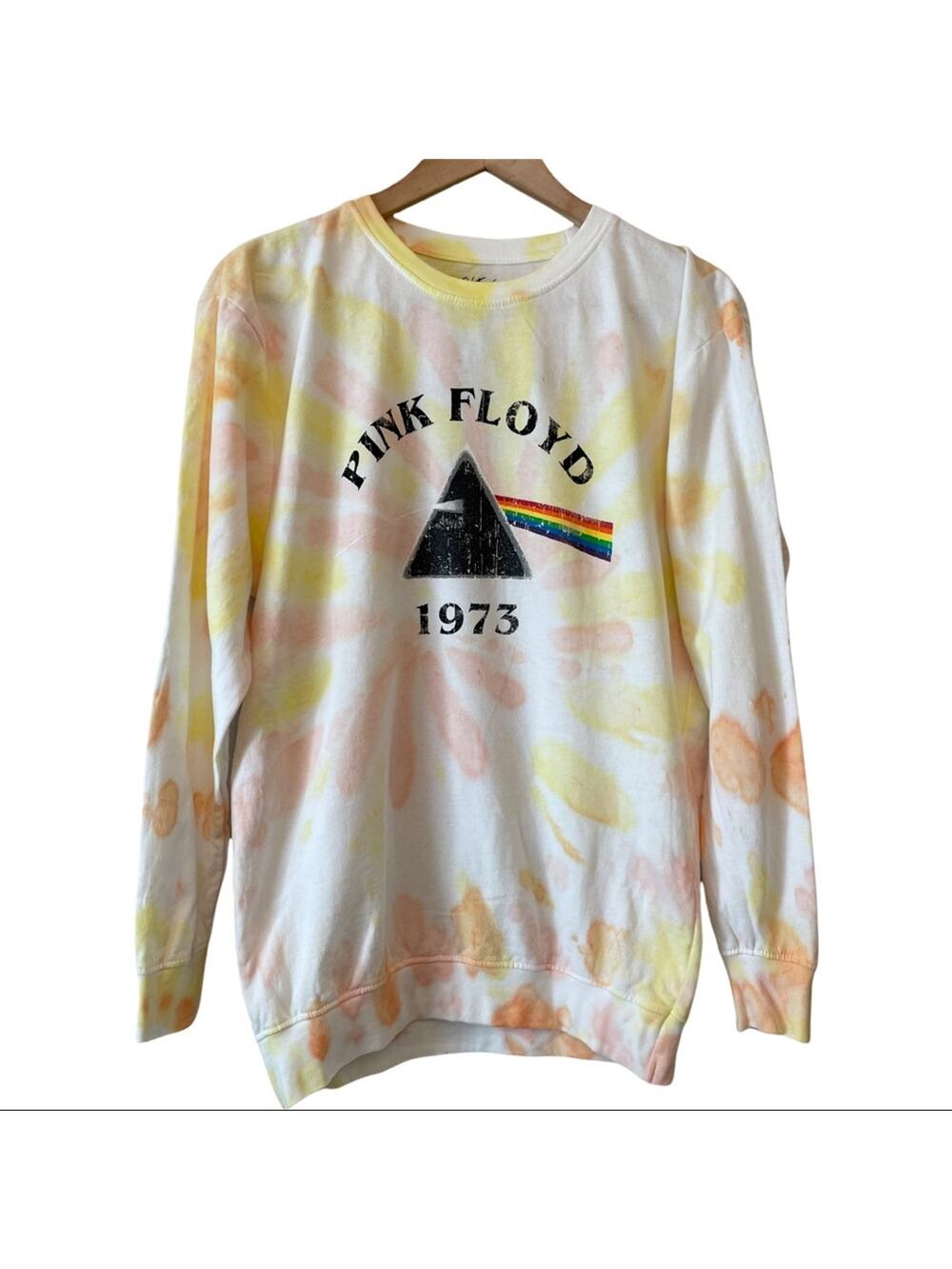 Pink Floyd Tie Dye Graphic Sweatshirt Small